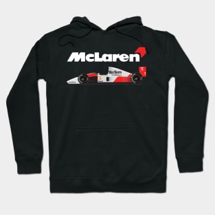 Ayrton Senna's McLaren Honda MP4/6 Illustration Hoodie